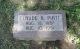 Claude B Piatt Cemetery Headstone at Council Hill Cemetery