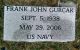 Frank John Gurcak Cemetery Headstone at Eliam Cemetery