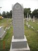 Jonathan Wycoff and Lucinda J Wilson Wycoff Cemetery Headstone