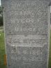 Martha Jennie Wycoff Cemetery Headstone