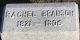 Rachel Braucher Branson Cemetery Headstone at Ipava Cemetery