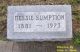 Bessie Alma Sumption Cemetery Headstone