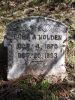 Cora Alice Hodges Holden Cemetery Headstone