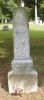 Enoch Chapman (B 1816) Cemetery Headstone at Hunt Cemetery