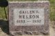 Gailen Bernard Nelson Cemetery Headstone
