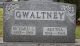 Richard Guy and Bertha Sumpter Gwaltney Cemetery Headstone at Lakewood Cemetery