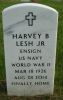 Harvey B Lesh Jr Cemetery Headstone at Maine Mount Vernon Road Veterans Memorial Cemetery