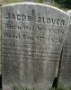 Jacob Slover Cemetery Headstone