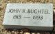 John R Buchtel (born 1913 in Colorado) Cemetery Headstone