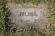 Juliana Bernice Estella Bidewell Buchtel Cemetery Headstone