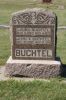 Laura Anderson Buchtel and her son John Virgil Buchtel Cemetery Headstone
