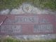 Leroy Weins and Allie Myrtle Buchtel Weins Cemetery Headstone