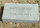 Mary Stevenson Buchtel (born 1898) Cemetery Headstone