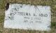 Thelma Alene Durham Abad Cemetery Headstone