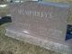 William Estel Humphreys and L'Atha Humphreys (born Storms) Cemetery Headstone