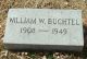 William W Buchtel (born 1908 in Colorado) Cemetery Headstone