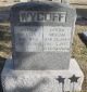 William Wycoff and Lucetta Jane Robertson Wycoff Cemetery Headstone at Conway Springs Cemetery